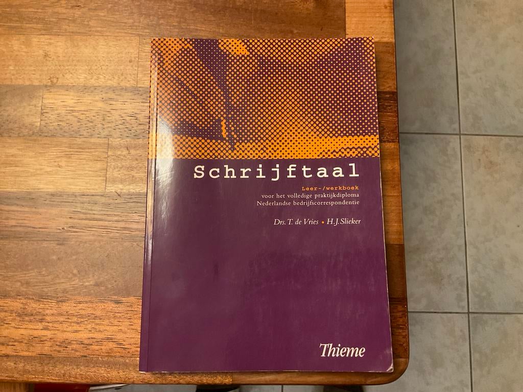 Schrijf taal , leer en werk boek, Ophalen of Verzenden
