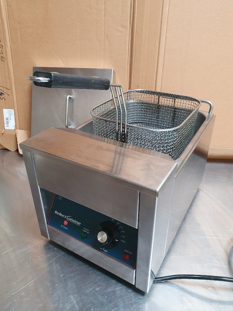 Friteuse 3000W profesioneel, Witgoed en Apparatuur, Frituurpannen, 4 liter of meer, Ophalen, Gebruikt, Uitneembare binnenpan