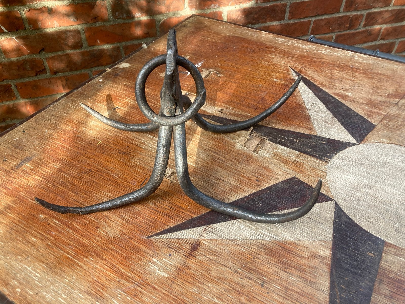 Antieke vleeshaak voor mancave of jachthut, Ophalen of Verzenden