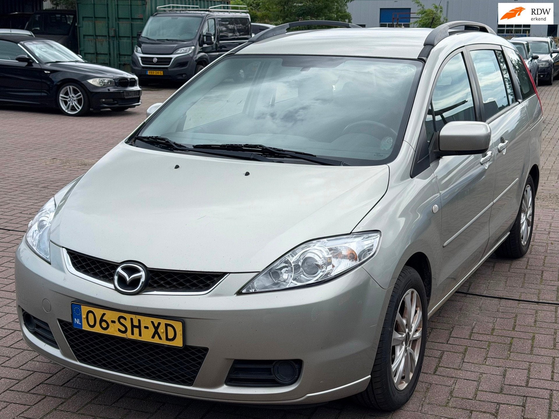 Mazda 5 1.8 Touring 7 persoons Trekhaak, Stof, Gebruikt, 4 cilinders, Beige
