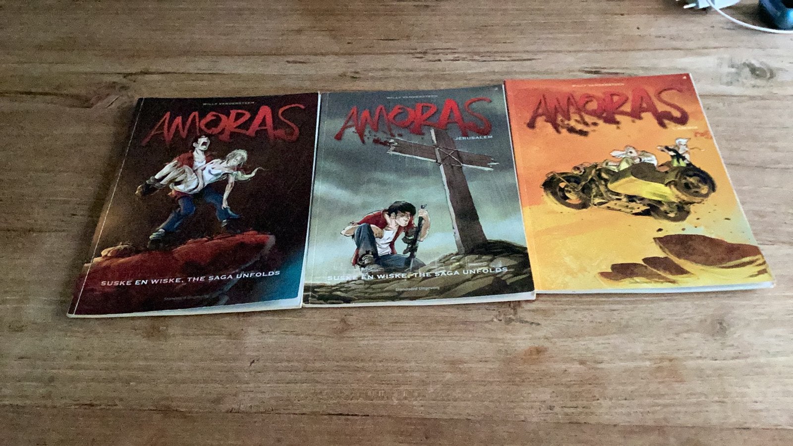 3 stripboeken Suske en wiske Amoras 1,2 en 4. Per stuk €4,-, Boeken, Meerdere stripboeken, Ophalen of Verzenden, Gelezen