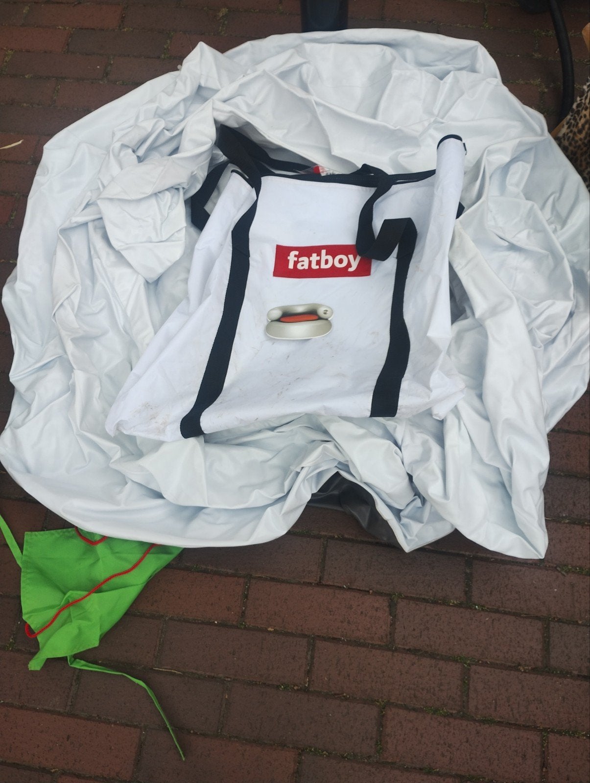 Fatboy lounge stoel wit - kussen ontbreekt, Gebruikt, Info@fatboy.com, Wit, Overige typen