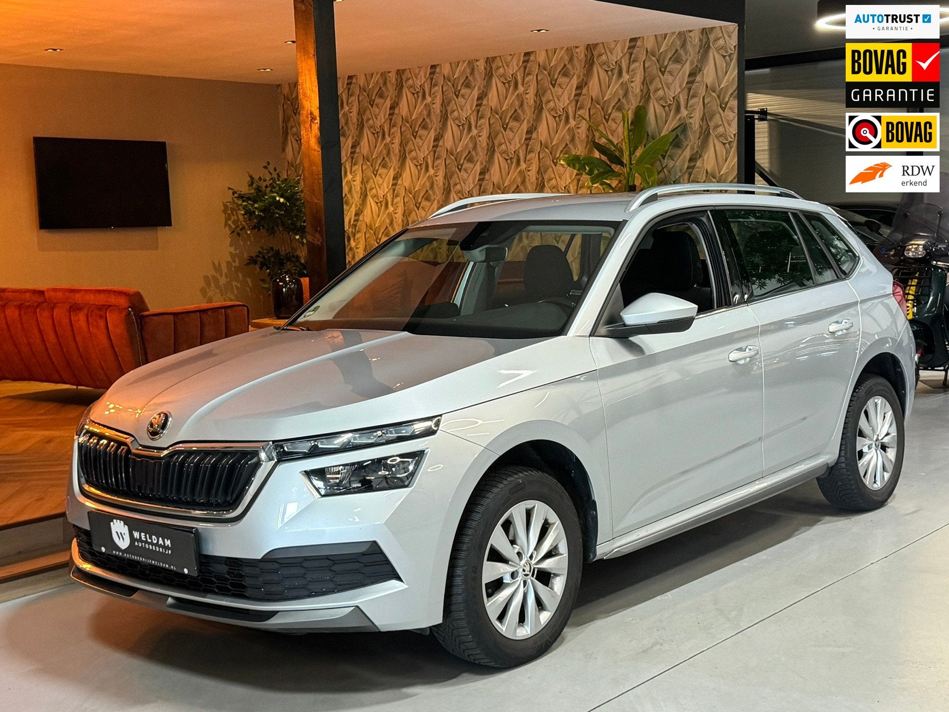 Skoda Kamiq 1.0 TSI Style|Automaat|Keyless|CarPlay|StoelVW|L, Stof, Gebruikt, Met garantie (alle), 116 pk