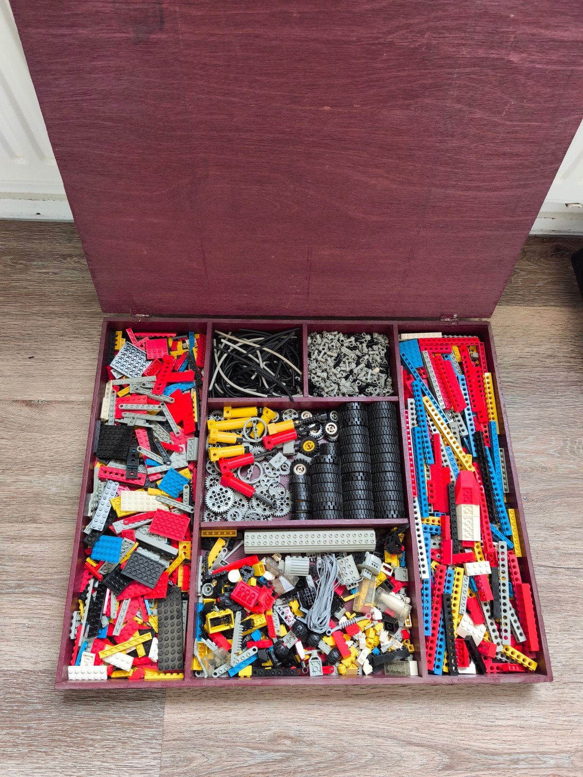 Grote verzameling Technisch Lego jaren '80 met sorteerdoos, Ophalen of Verzenden, Gebruikt, Overige merken