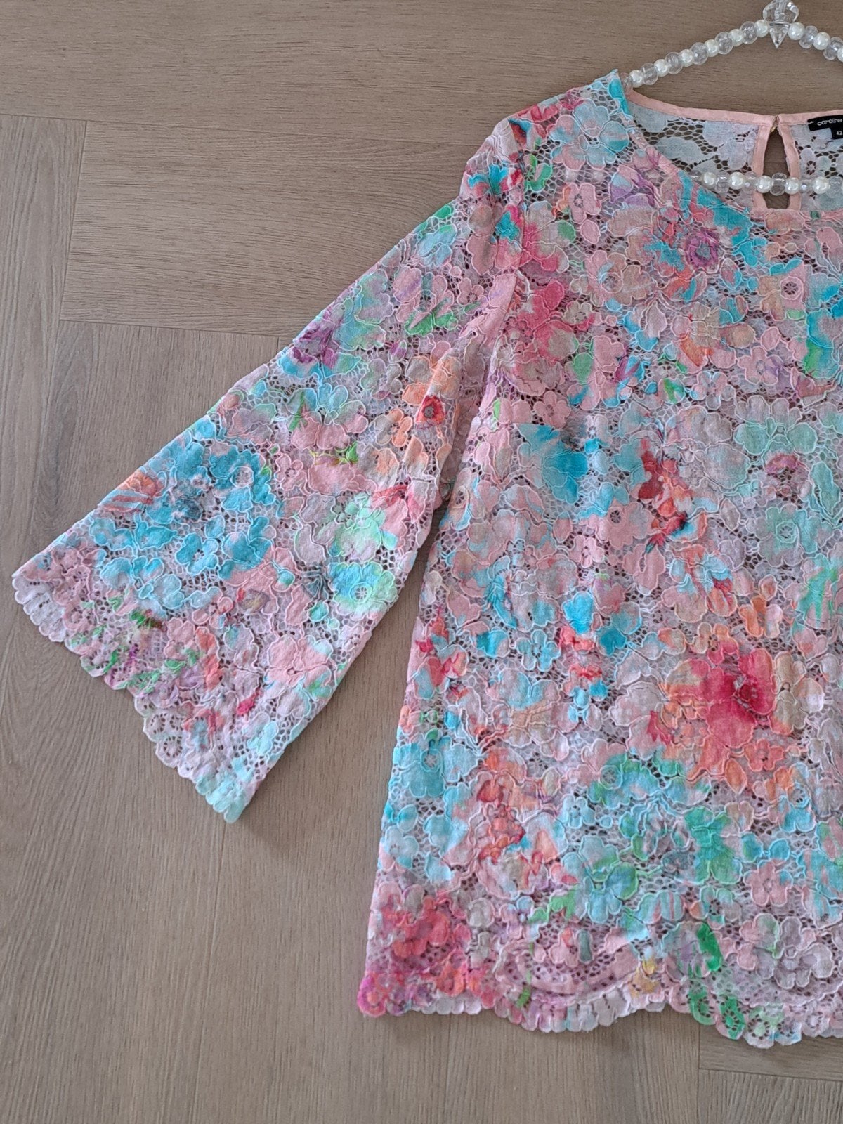Schattige blouse Caroline Biss 42, Ophalen of Verzenden, Zo goed als nieuw, Maat 42/44 (L)