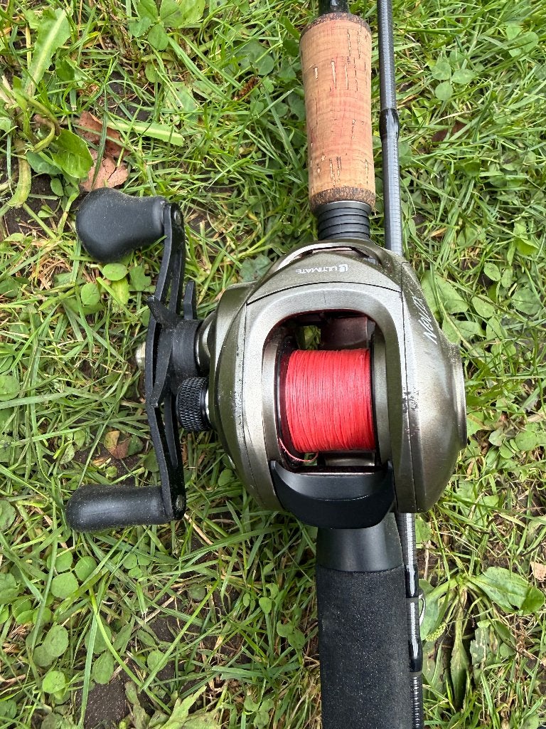 Ultimate pike caster Baitcaster 30-80gr, 2.40m, Ophalen, Gebruikt, Werphengel