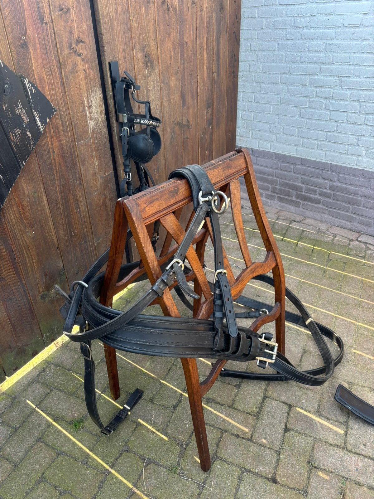 Indeaal tweespan tuig full, Ideal Equestrian, Inclusief teugels, Overige disciplines, Ophalen of Verzenden