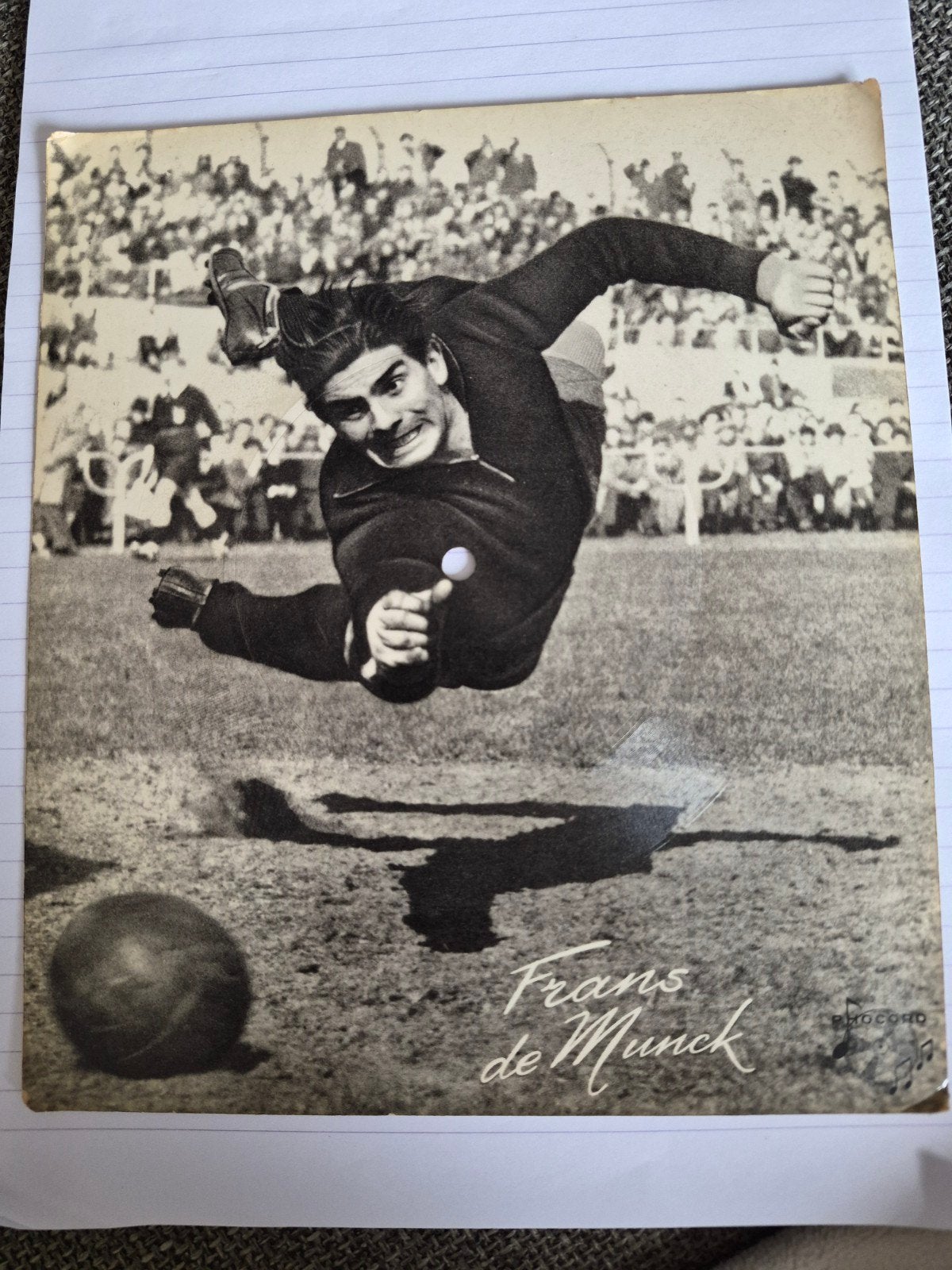 Frans de Munck keeper - Phocord 45 toeren single, Verzenden, Overige binnenlandse clubs
