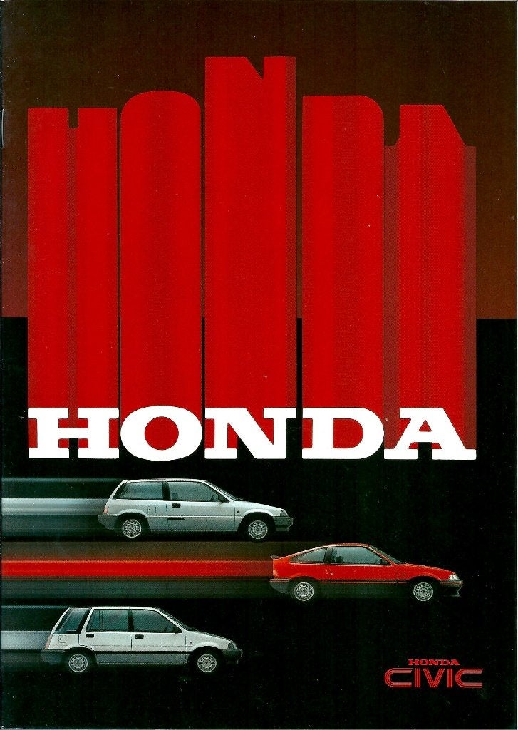 Brochure Honda Civic 1983, Ophalen of Verzenden, Gelezen, Honda