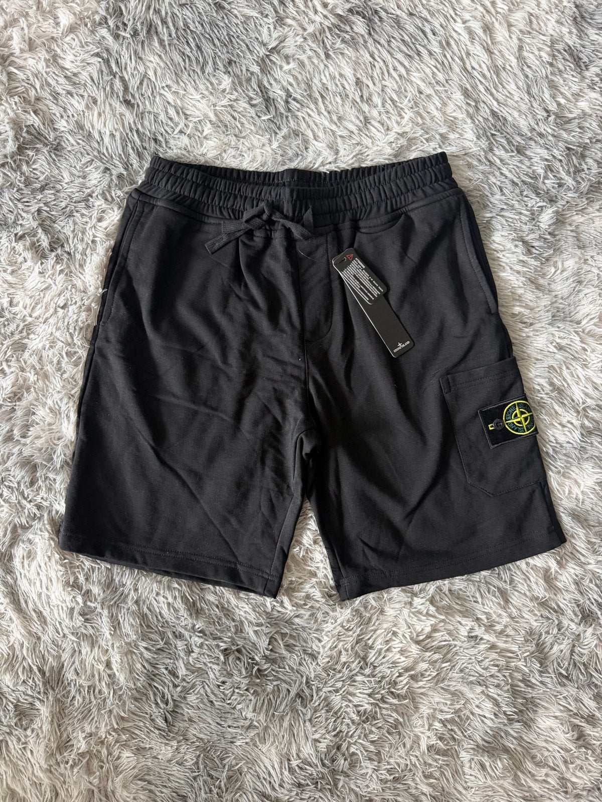 Stone Island Zwarte Zomershorts, Ophalen of Verzenden, Nieuw, Overige maten, Zwart
