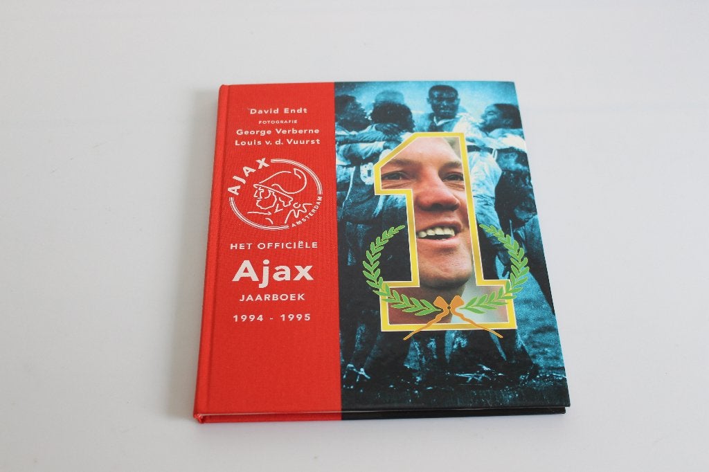 AJAX JAARBOEK 1994-95, Verzamelen, Sportartikelen en Voetbal, Verzenden, Gebruikt, Ajax, Boek of Tijdschrift