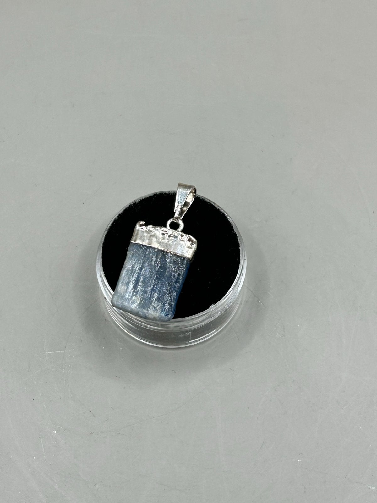 Kyaniet hanger zilver verguld, Blauw, Nieuw, Ophalen of Verzenden, Met edelsteen