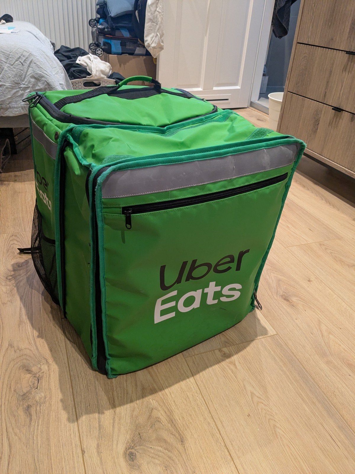 Uber Eats bezorgtas - Minimaal gebruikt, Sieraden, Tassen en Uiterlijk, Tassen | Rugtassen, 40 cm of meer, Gebruikt, Ophalen, Overige merken
