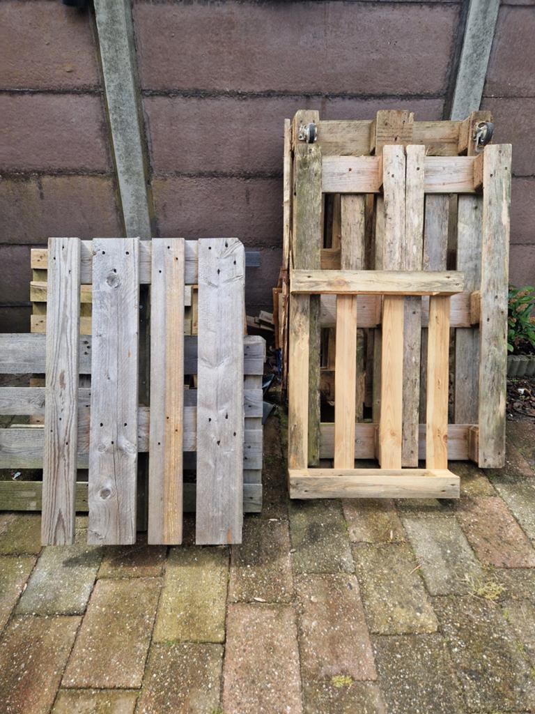 Gratis pallethout, Minder dan 3 m³, Ophalen