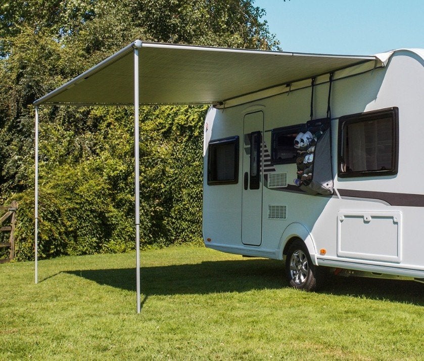 Thule Omnistor 1200 (230 cm breed) + Rainblocker Zijwand, Ophalen, Zo goed als nieuw