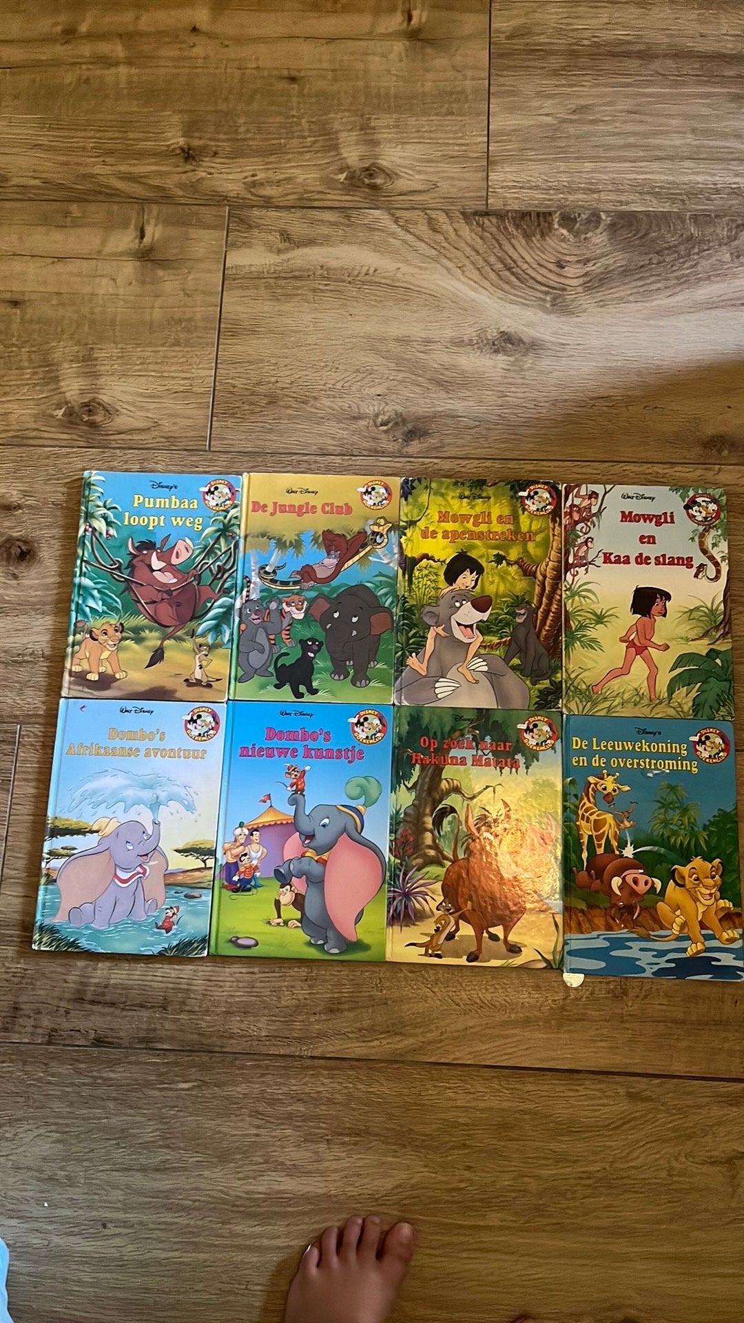 Disney Boeken Collectie: Pumbaa, Tarzan, Mowgli, Dombo, Jung, Ophalen of Verzenden, Gelezen, Sprookjes