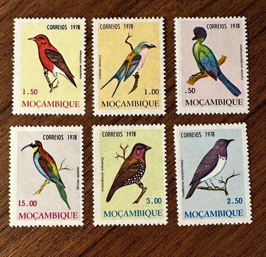 Mozambique 1978 vogels postfris, Ophalen of Verzenden, Overige landen, Postfris