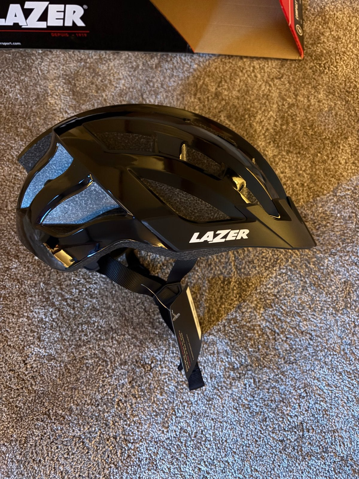 Lazer Compact Fietshelm - Zwart - Nieuw in doos, Ophalen, Nieuw, Overige maten, Heer of Dame