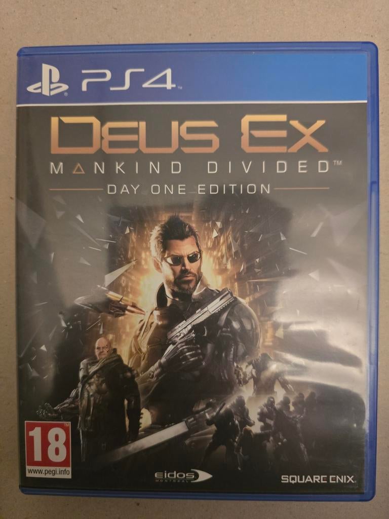 Deus Ex: Mankind Divided - Day One Edition (PS4), Vanaf 18 jaar, 1 speler, Ophalen of Verzenden, Zo goed als nieuw