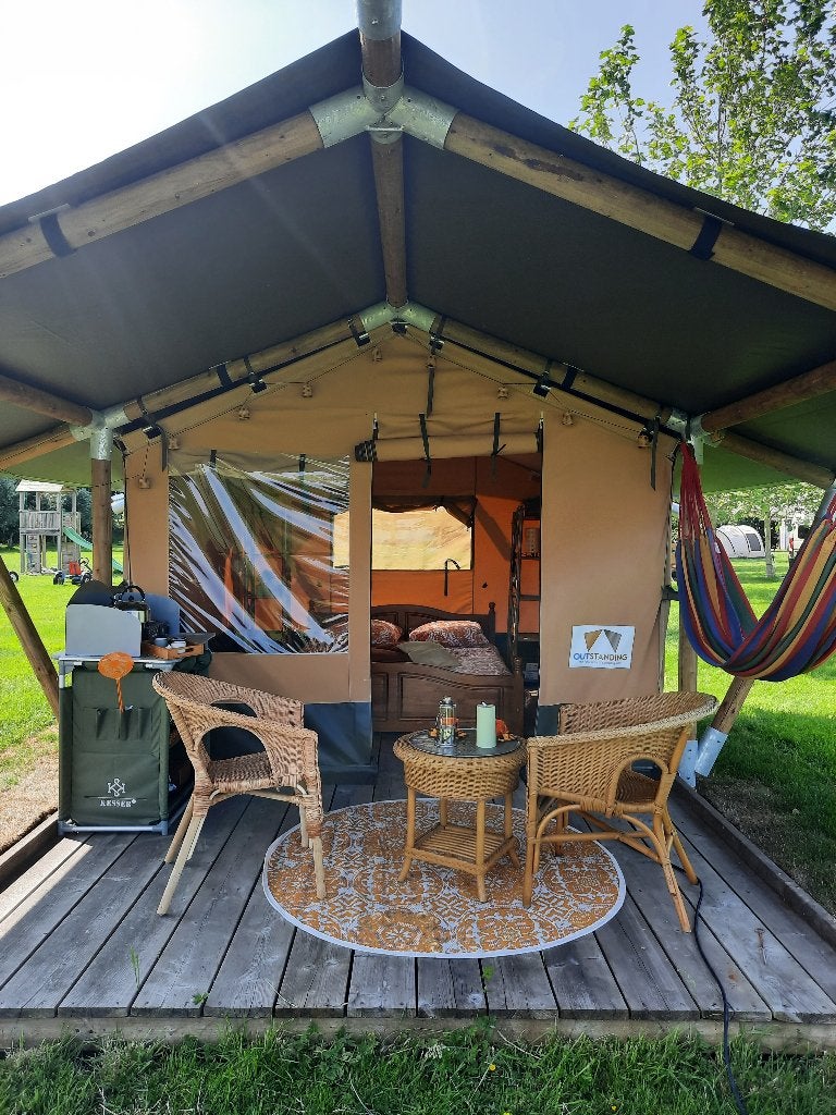 2-persoons safari tent ZGAN, Ophalen, Zo goed als nieuw, Tot en met 2