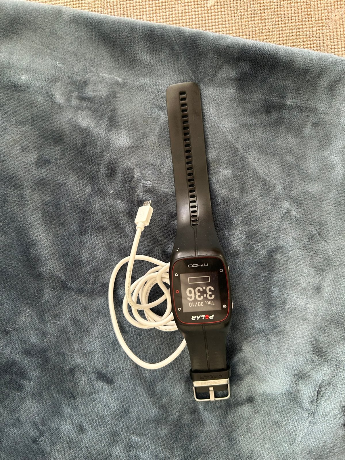 Polar M400 sports horloge met oplader, Ophalen of Verzenden, Zo goed als nieuw, Zwart, Android