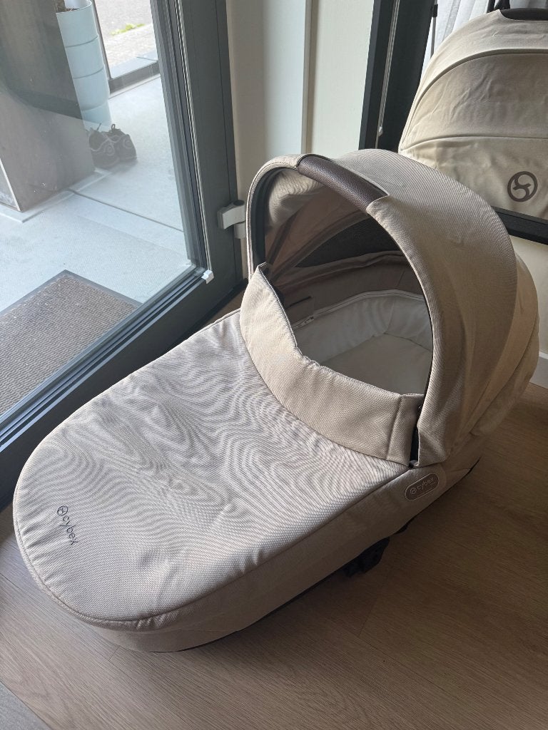 CYBEX Balios S Lux Carry Cot in Beige, Ophalen, Zo goed als nieuw