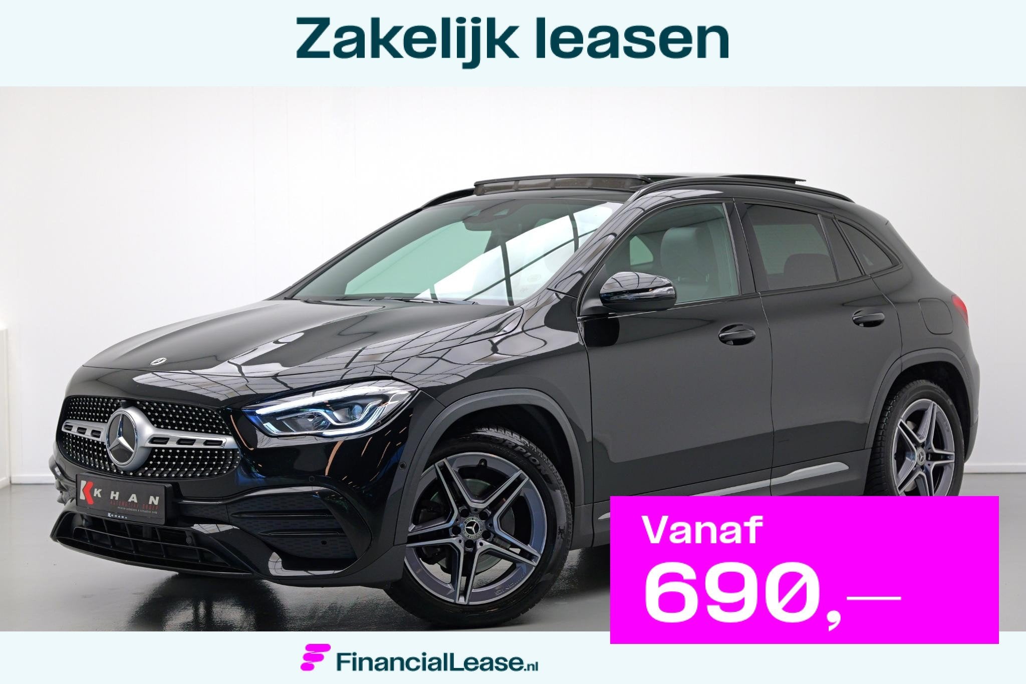 Mercedes-Benz GLA-klasse GLA250 4MATIC AMG Line |Pano|Ambien, Gebruikt, Euro 6, 4 cilinders, 2000 kg