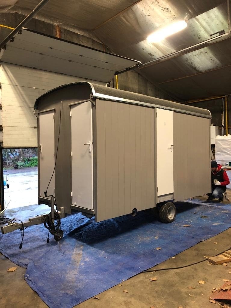 wc wagen toiletwagen, Ophalen of Verzenden