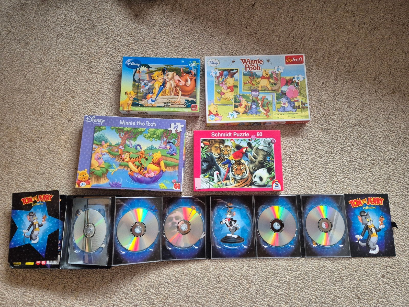 4 puzzels, Ophalen of Verzenden, Meer dan 50 stukjes