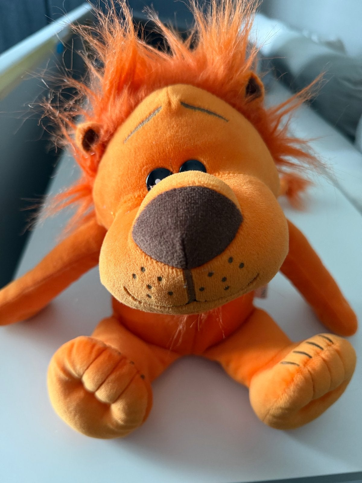 Leuke ING spaar leeuw - knuffel en spaarpot in één, Oranje, Overige merken, Ophalen of Verzenden, Zo goed als nieuw