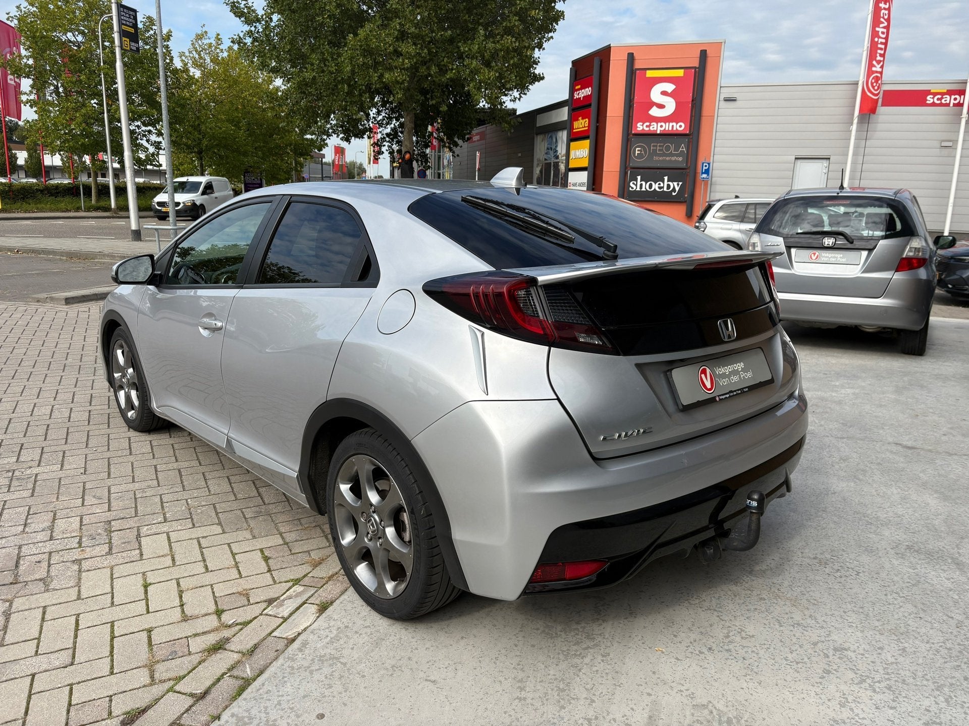Honda Civic 1.8 Lifestyle, Auto's, Dealer onderhouden, Stof, Gebruikt, Bedrijf