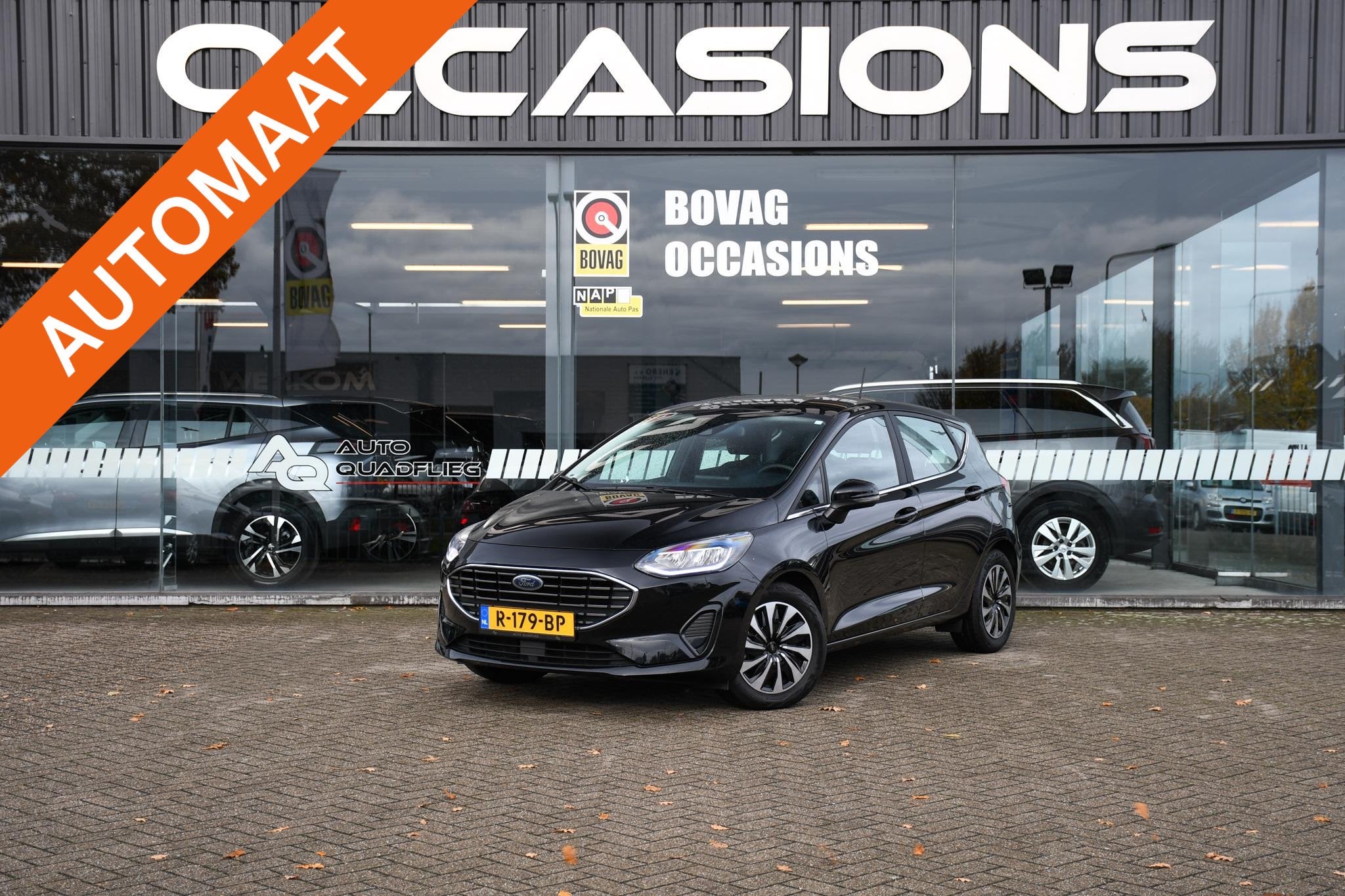 Ford Fiesta 1.0 EcoBoost Hybrid Titanium 1 EIGENAAR/ HILL HO, Auto's, 12 maanden, Euro 6, Zwart, Origineel Nederlands