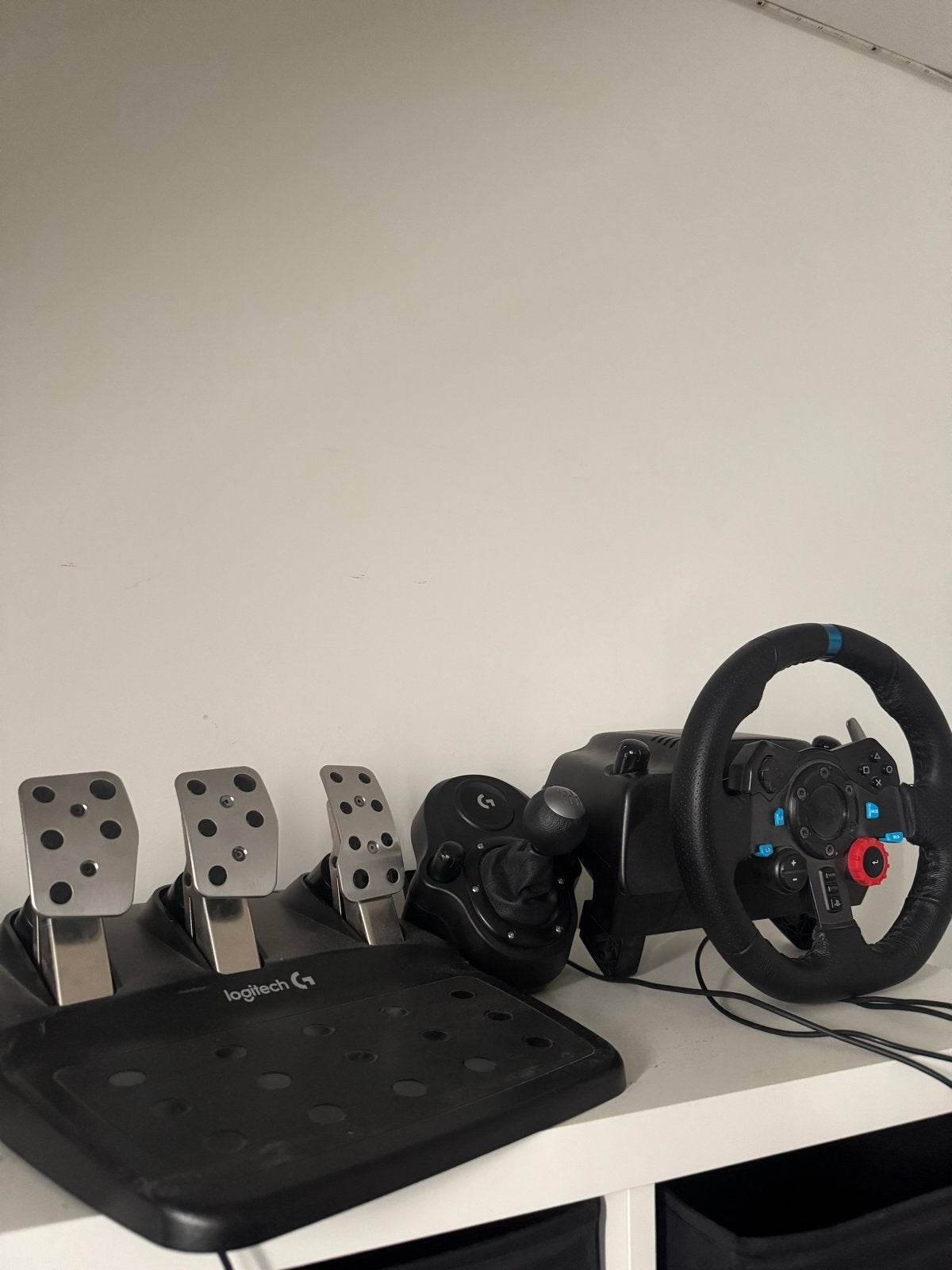 Logitech G29 Driving Force Racing Wheel + Shifter, Ophalen, Racestuur, Gebruikt, Force feedback