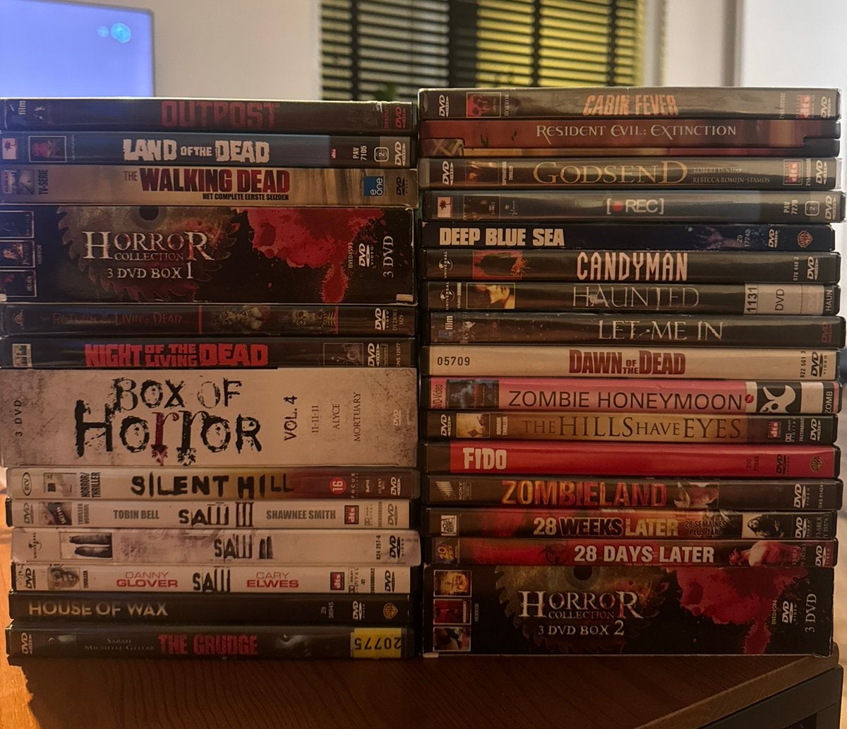 Grote partij Horror & Zombie DVD’s – 29 stuks –, Cd's en Dvd's, Vanaf 16 jaar, Ophalen, Zo goed als nieuw