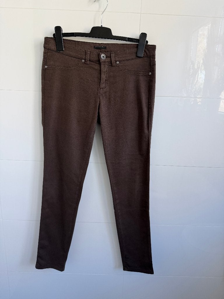 Broek bruin maat 33 Sisley, Bruin, Sisley, Zo goed als nieuw, Lang