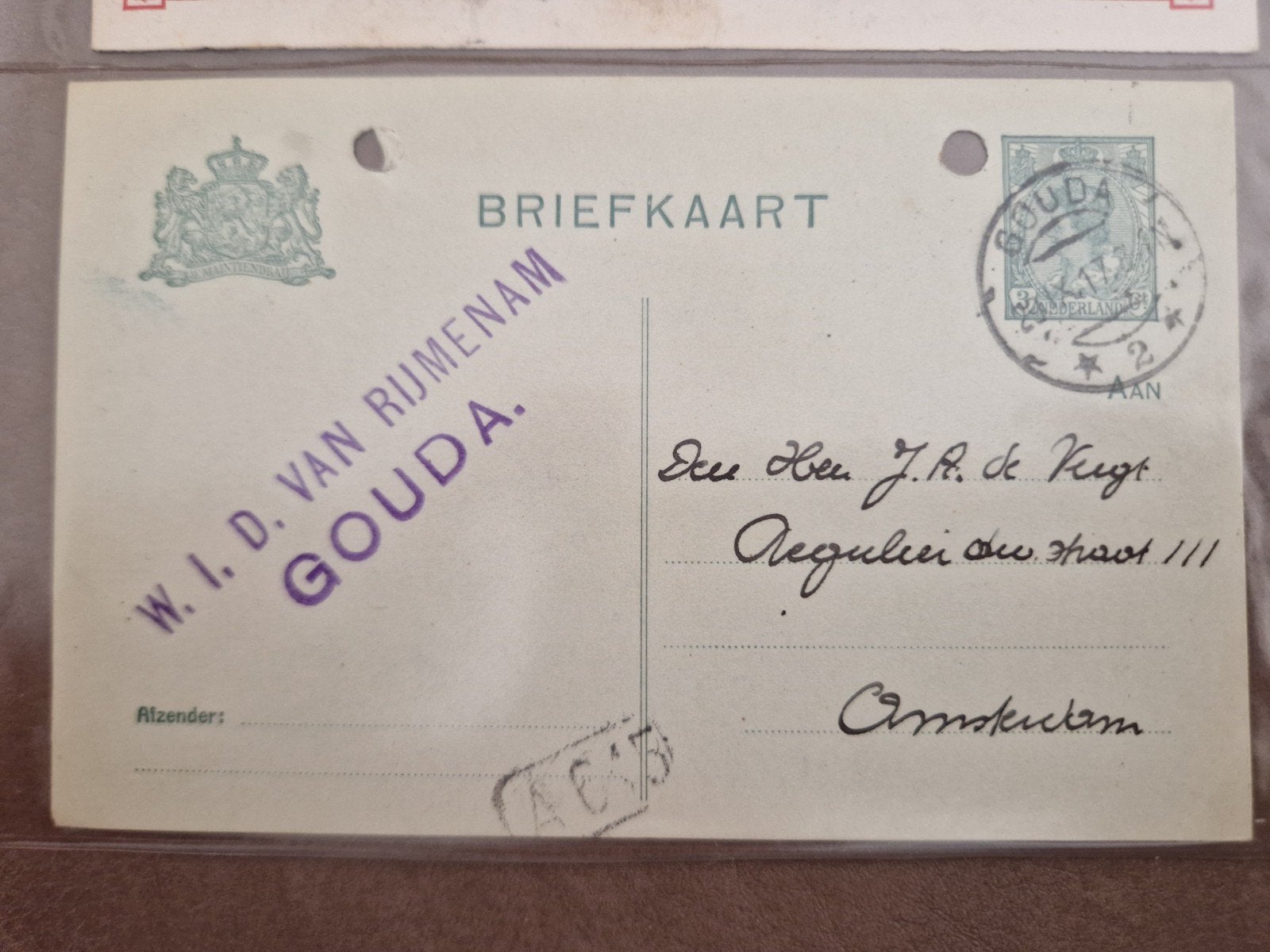 Briefkaart Nederland 1917, Ophalen of Verzenden, Briefkaart