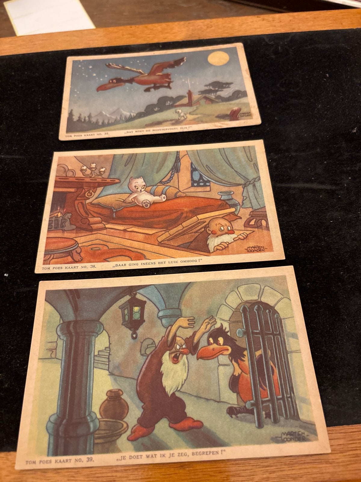 3 x Tom Poes en de Reuzenvogel, Ophalen of Verzenden, 1940 tot 1960, Gelopen, Gelderland