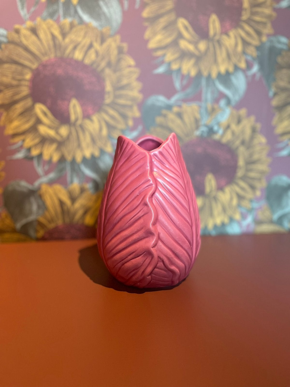 Kwantum - vaas tulp decoratie - roze, Nieuw, Ophalen of Verzenden, Roze, 20 cm