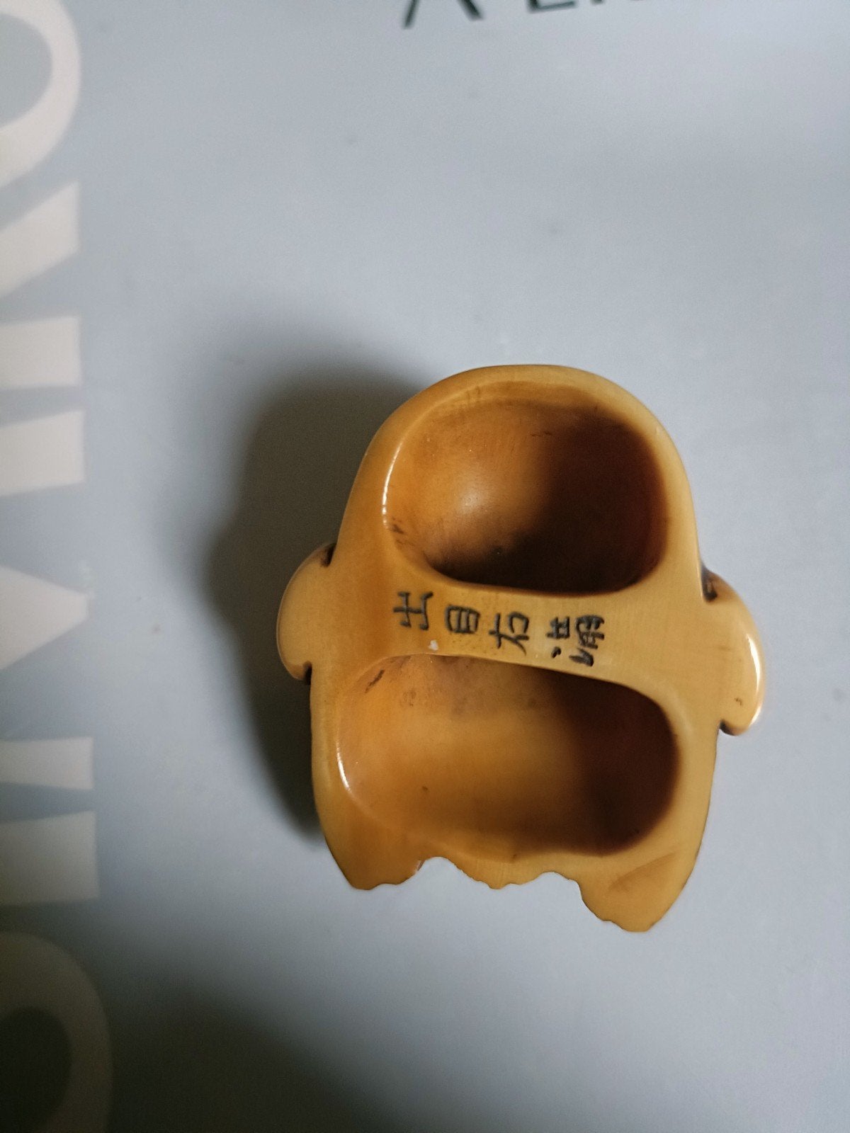 netsuke stag antler Tengu, Ophalen of Verzenden, Natuurlijk materiaal