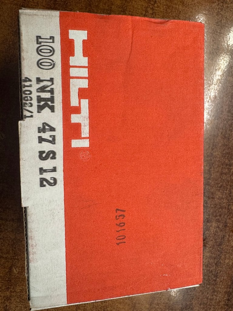Hilti 100 NK 47S12 Bevestigingsmiddelen, Doe-het-zelf en Verbouw, Ophalen of Verzenden, Nieuw, Overige typen, Hilti