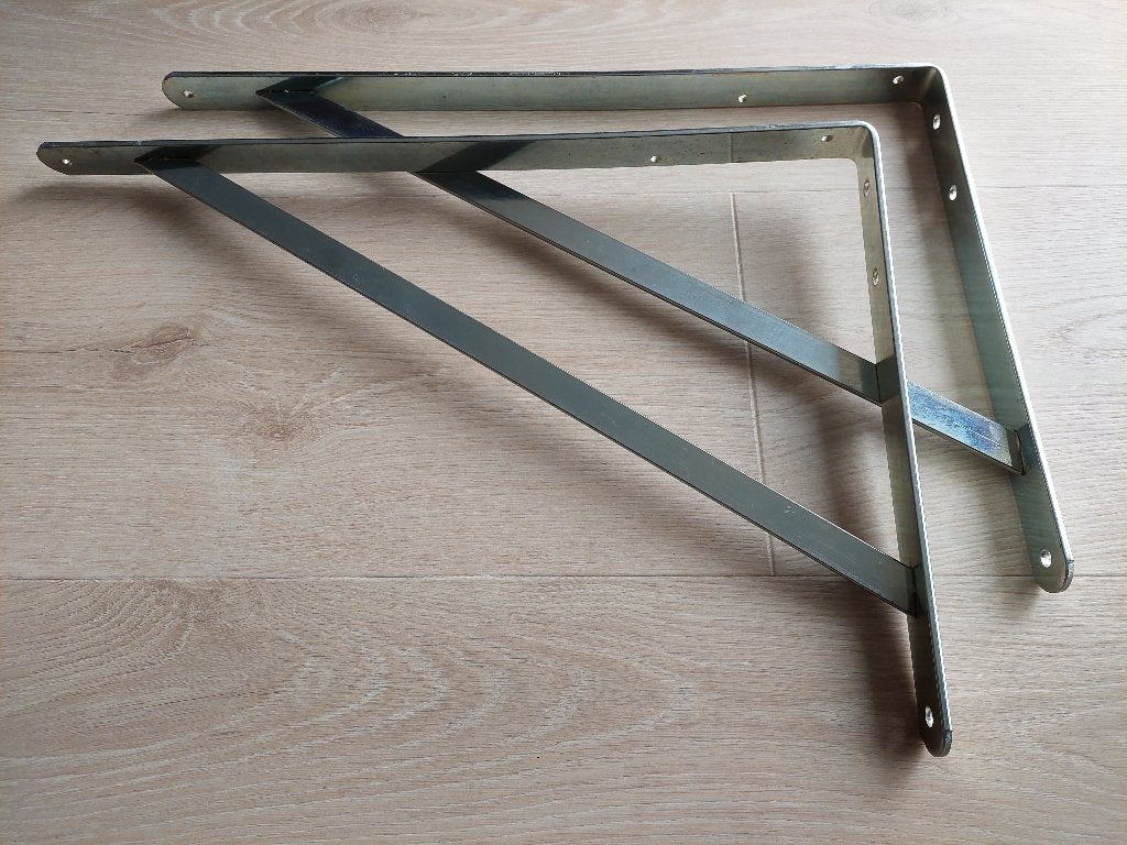 2 Plankdragers verzinkt 33 x 50 cm, Ophalen of Verzenden, Zo goed als nieuw, 250 mm of meer, Overige typen