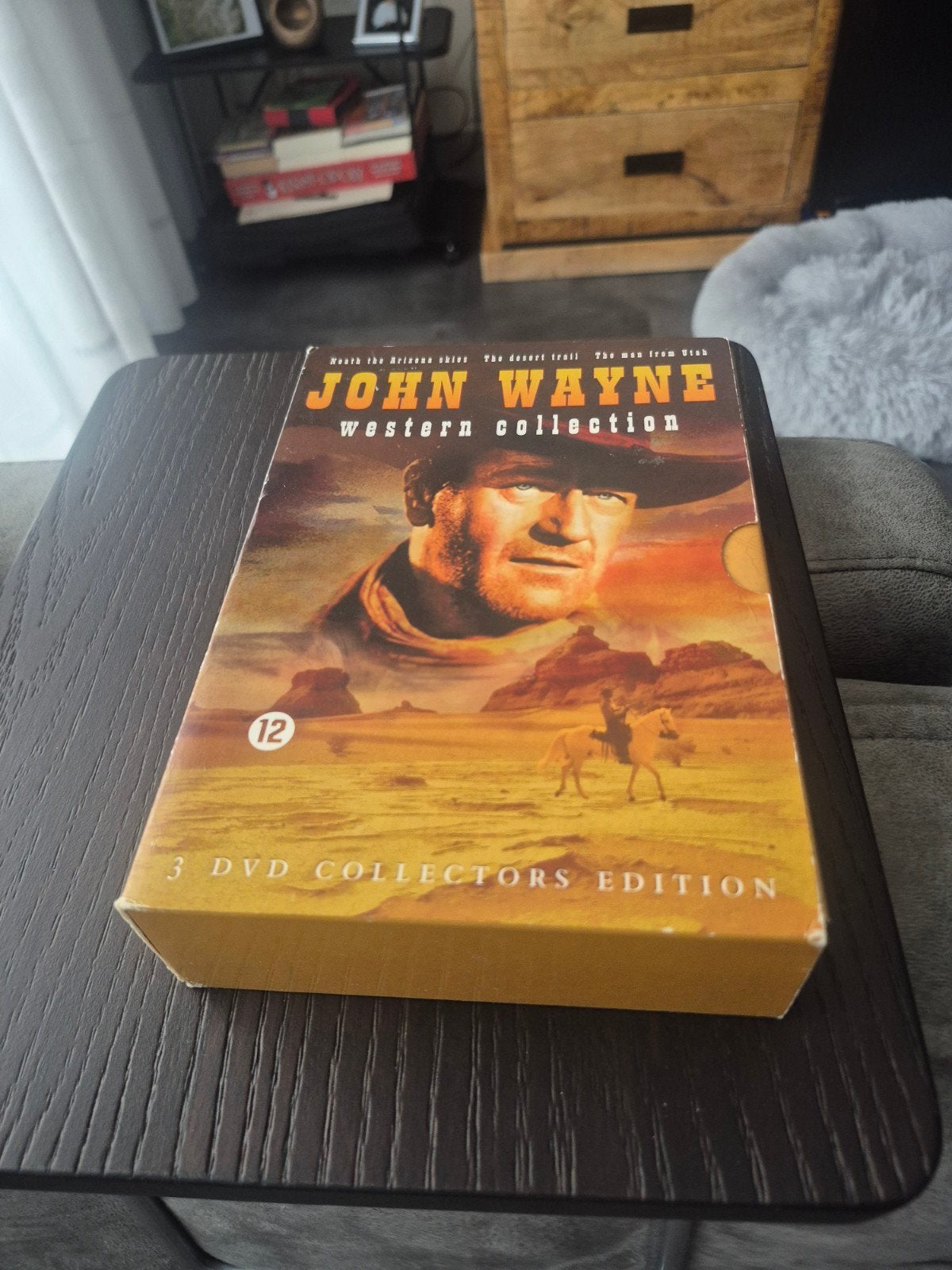 John Wayne Western Collection - 3 DVD Collectors Edition, Nederlands, Ophalen of Verzenden, Vanaf 12 jaar, Inclusief doosje