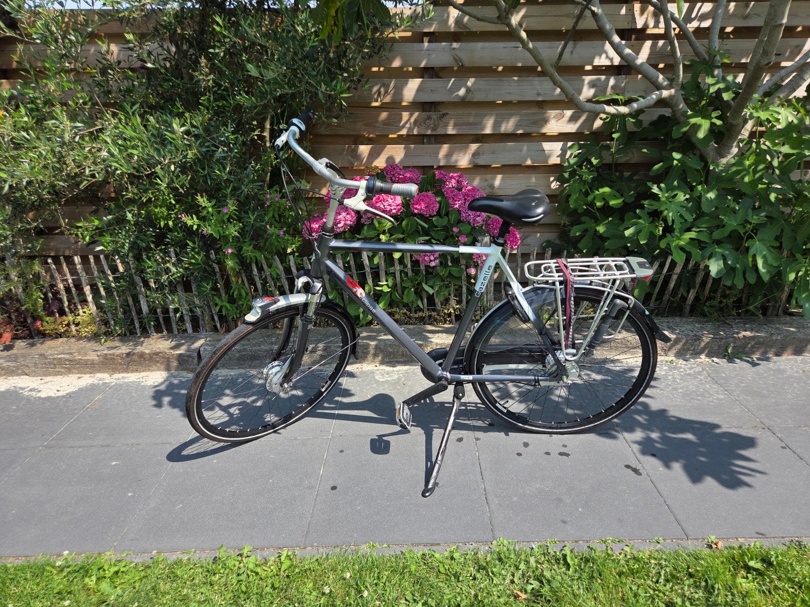 Gazelle Eclipse herenfiets – Nette staat – €200, Ophalen, Minder dan 10 versnellingen, Gebruikt, Vering