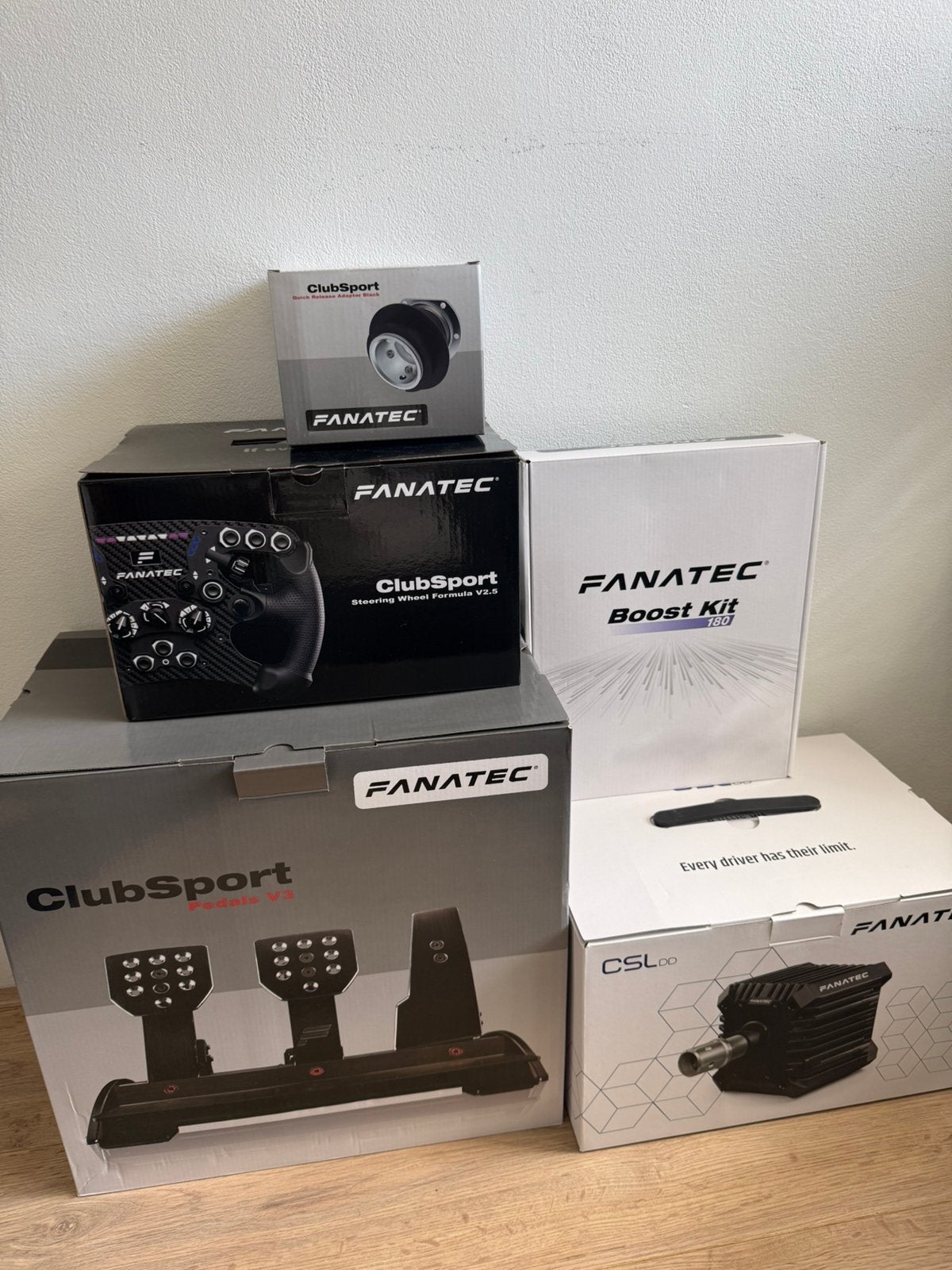 Fanatec Bundel (CSL DD-8Nm + Formula v2.5 + Clubsport v3), Spelcomputers en Games, Ophalen, Racestuur, Direct drive, Zo goed als nieuw