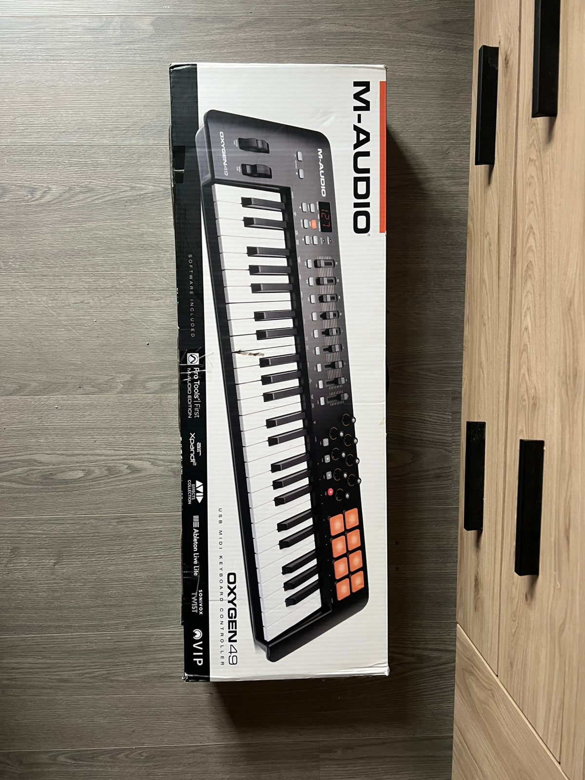 M-Audio Oxygen 49 MIDI keyboard, Muziek en Instrumenten, Midi-apparatuur, Ophalen, Zo goed als nieuw