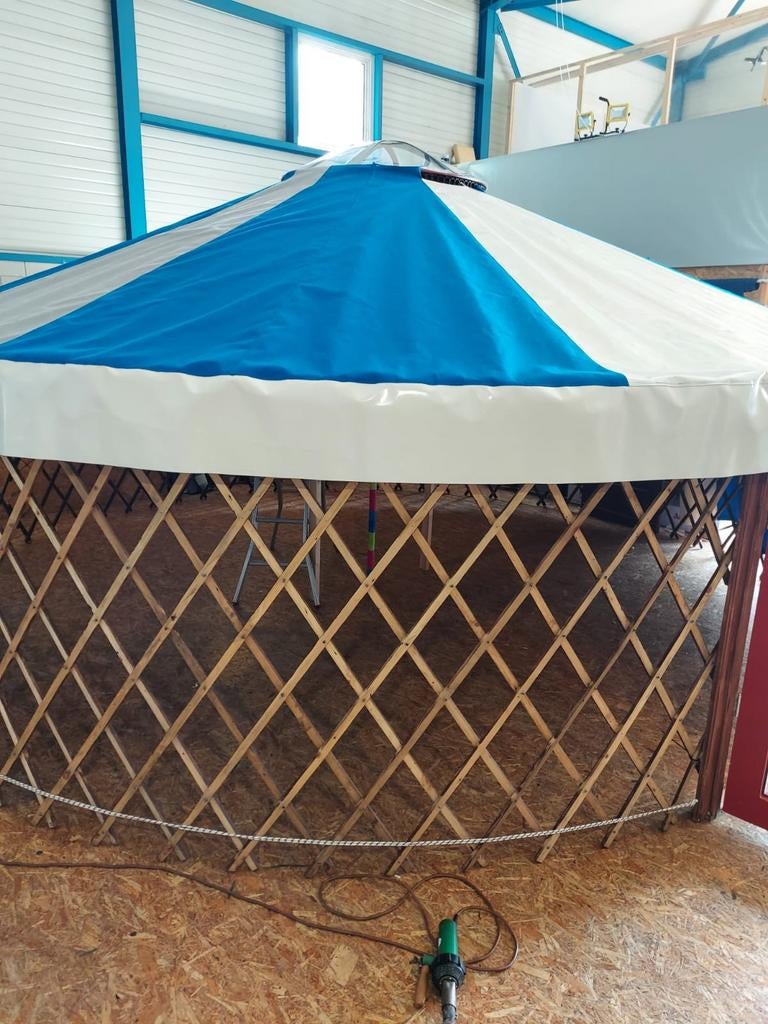 Mongoolse yurt, 6 meter doorsnee, Caravans en Kamperen, Ophalen of Verzenden