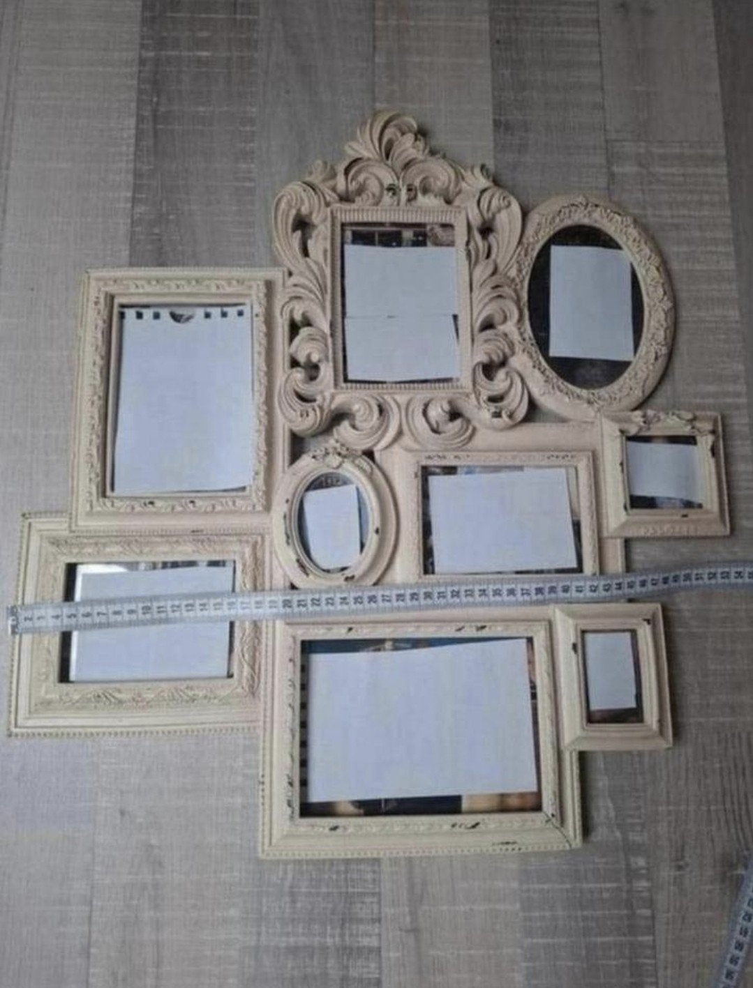prachtige grote Barok landelijke fotolijst, Met glas, Standaard fotolijst, Ophalen of Verzenden, Overige materialen