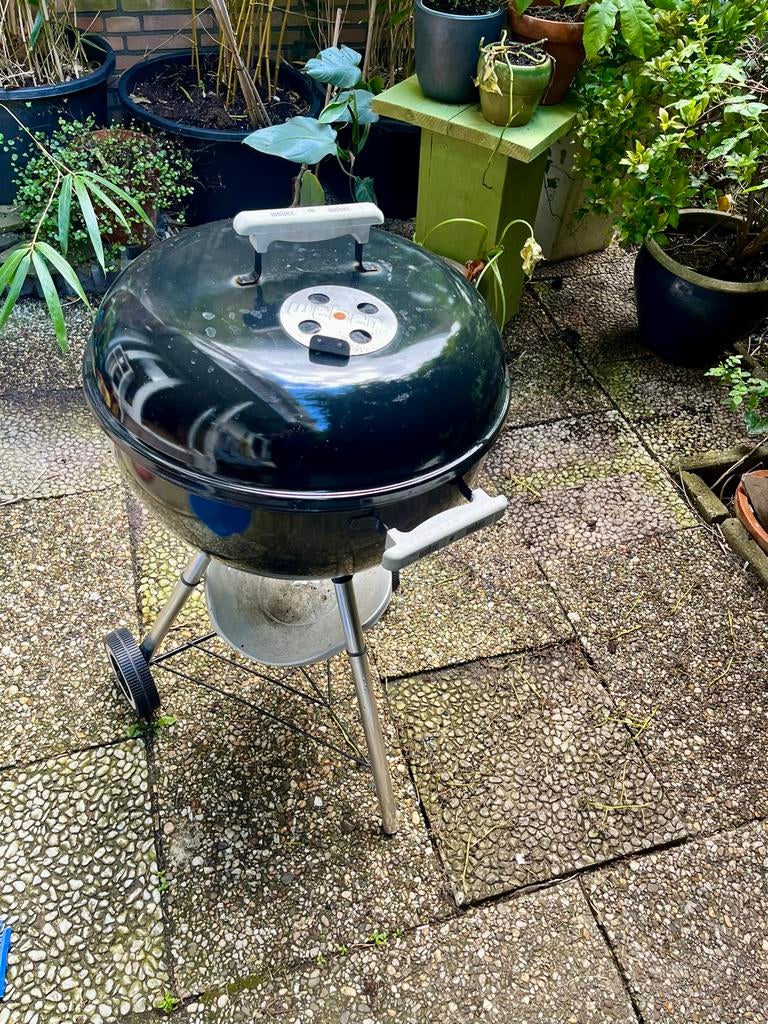 Weber Compact Kettle Houtskoolbarbecue 47 cm, Ophalen of Verzenden, Gebruikt