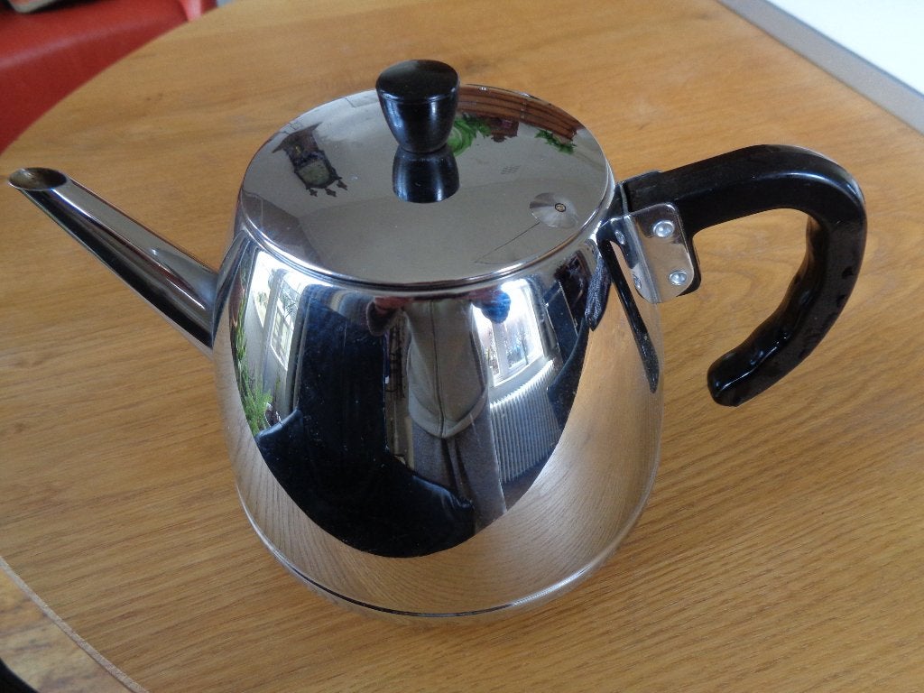 G.BREDEMEIJER dubbelwandige theepot: 1.2 L, Huis en Inrichting, Keuken | Servies, Overige merken, Ophalen of Verzenden, Zo goed als nieuw