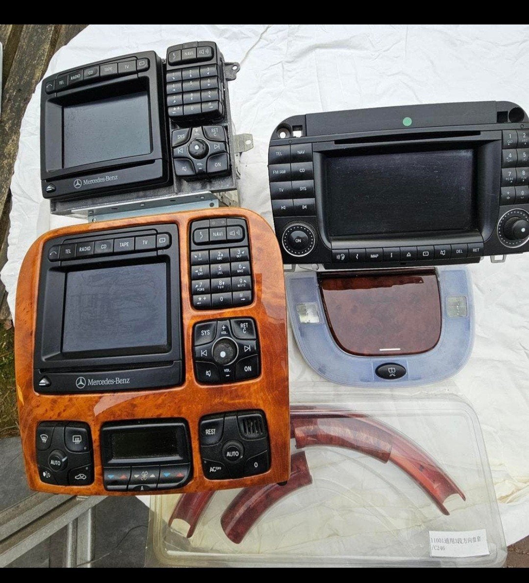 Mercedes Benz S classe radio's  navi diverse, Ophalen of Verzenden